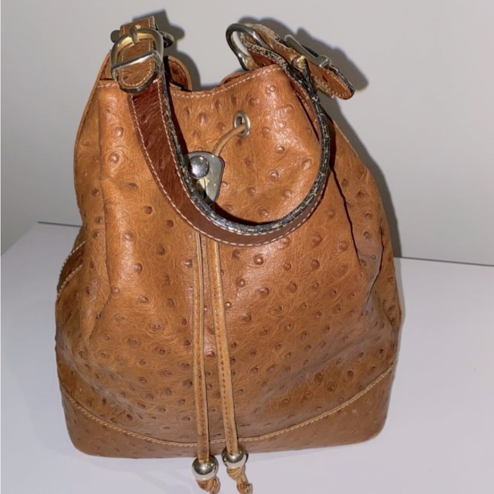 Leather hobo bag